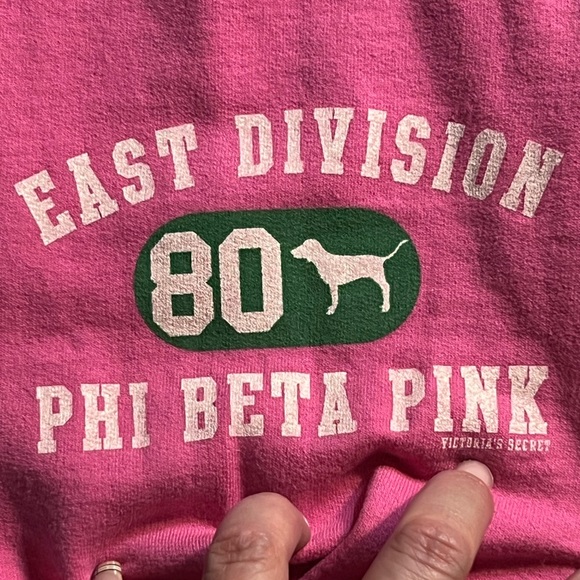 VS PINK ~ “East Division 80 Phi Beta Pink” Scarf {HTF} - Picture 3 of 14